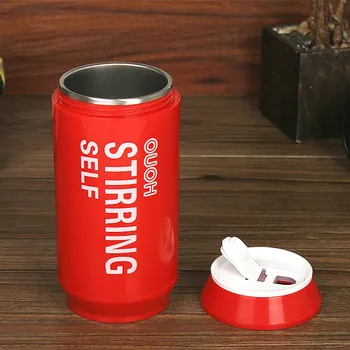 

Cans Stirring Cup Automatic Electric Mugs Coffee Electric Self Mixing Cup Stainless Steel Drinking Bottle Tea MilkThermos Cups