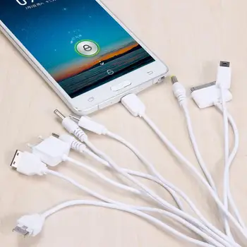 

10 in 1 Multifunction Universal Cable Charger Adapter USB Data Cable Wire USB Charging Cable for PSP mobile Phone IPod IPhone