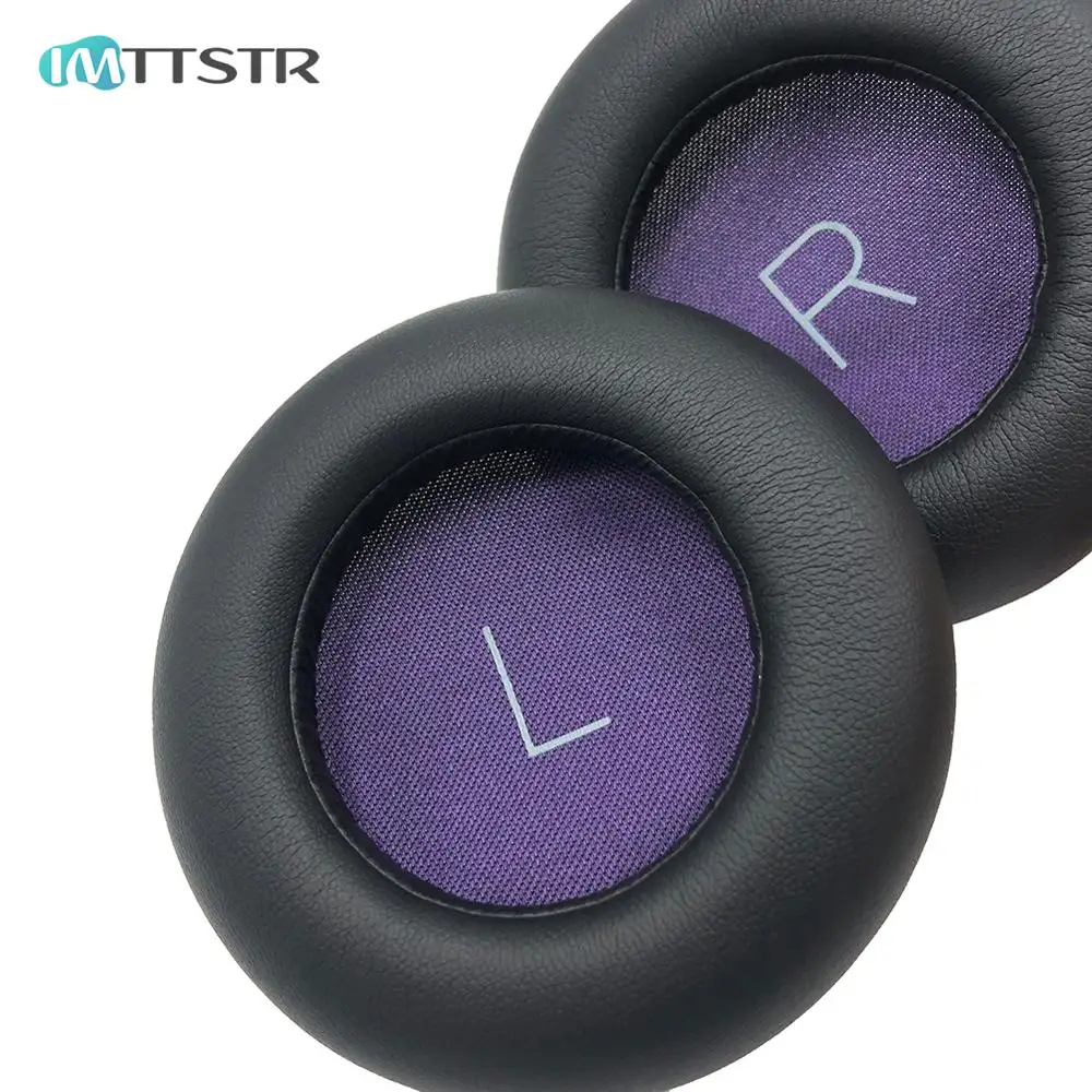 Фиолетовый IMTTSTR 1 пара подушек для ушей для беспроводных Plantronics Backbeat Pro с шумоподавлением чехол для наушников Подушка Сменные чашки - Цвет: Фиолетовый