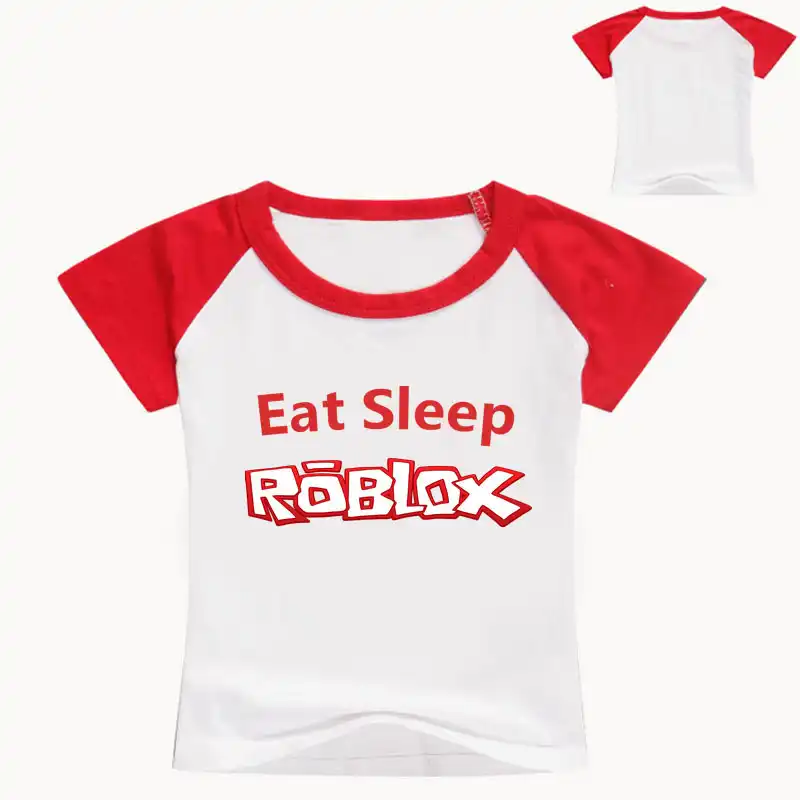 2 14 Old Year Fashion Game T Shirt Children Boys And Girl Short Sleeves White Tees Baby Kids Cotton Tops For Girls Clothes T Shirts Aliexpress - roblox girl white shirt