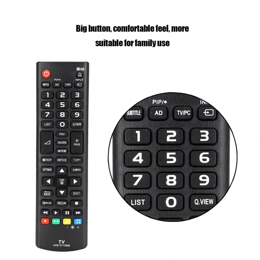 Пульт дистанционного управления для samsung BN59-01199F/samsung AA59-00638A/LG AKB74915305/LG AKB73715686 смарт-телевизор сменный пульт управления