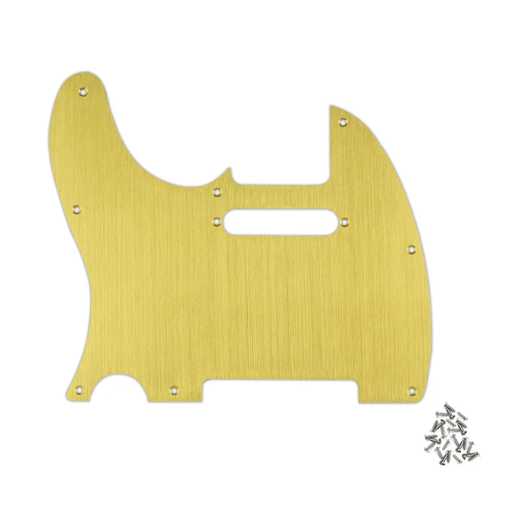 Гитара для правшей Tele Pickguard для электрогитары из алюминиевого сплава золотые инструменты