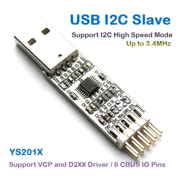 

I2C to USB I2C SLAVE Slave High Speed I2C Converter FT201XS FTDI