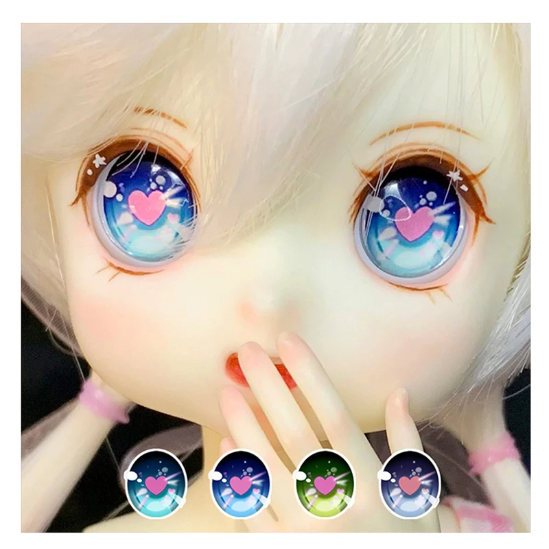 Кукольные глаза BJD с металлическим эффектом для 1/12 1/8 1/6 1/4 SD DD кукольные