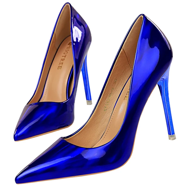 High Heels Pumps Blue Green | Blue Shoes Luxury Women | Blue Green Shoes  Womens - 2023 - Aliexpress