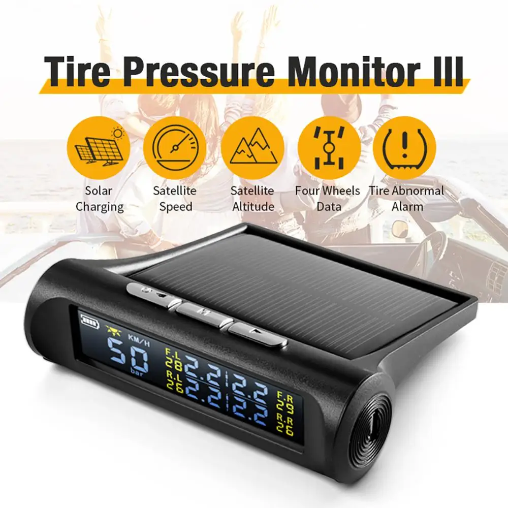 

Smart Auto Car GPS Speedometer Tire Pressure Sensor TPSM HUD Head-up Display