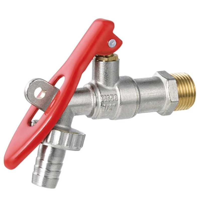 

New Outer Wire Manual Washing Machine Copper Faucet Anti-Theft Brass Water Nozzle