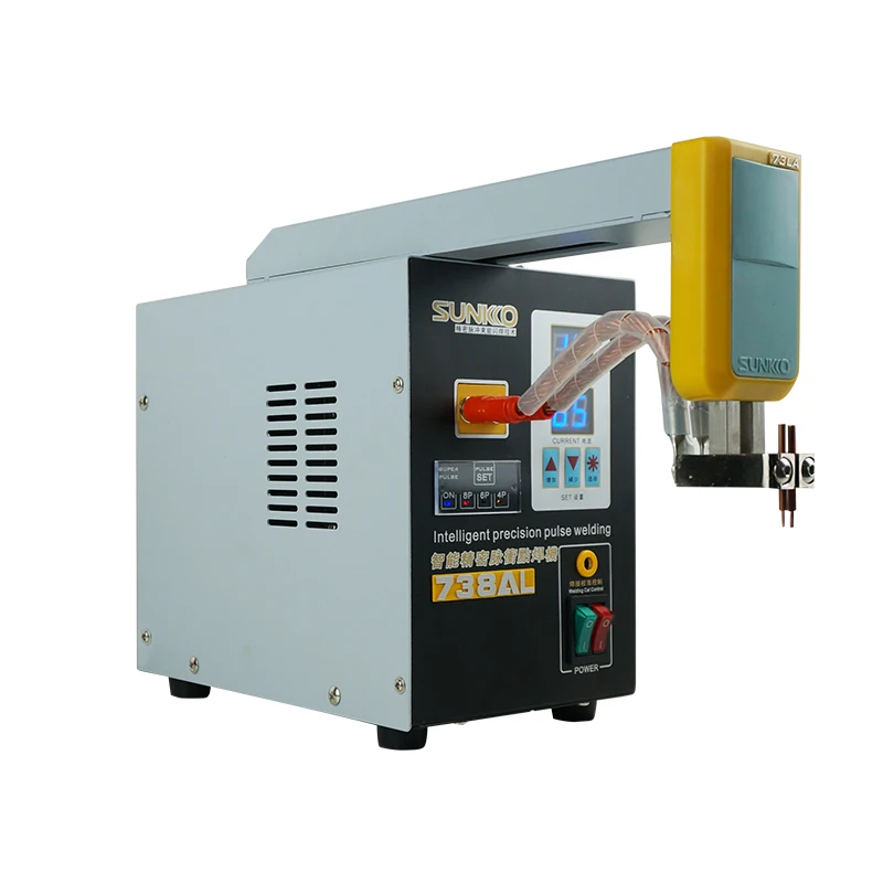 SUNKKO 738AL Battery Spot Welder Machine 3.6KW Adjust Telescopic Arm Welding Head Automatic Pulse Welding With a Spot Welder Pen 5