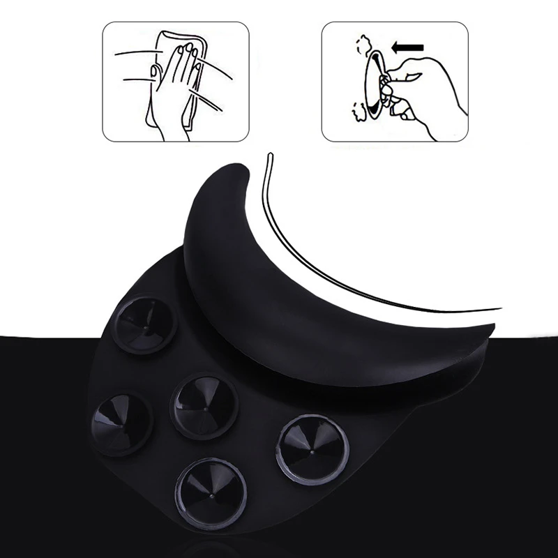 New Black Silicone Shampoo Head Pillow Neck Rest Suction Cup Hair Wash Sink Basin Hairdresser Accessories Waterproof Reusable