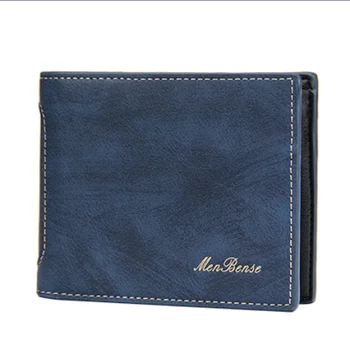 

Men's wallet trend retro money bag short purse multi card wallets high capacity card wallet PU patchwork multi function purses