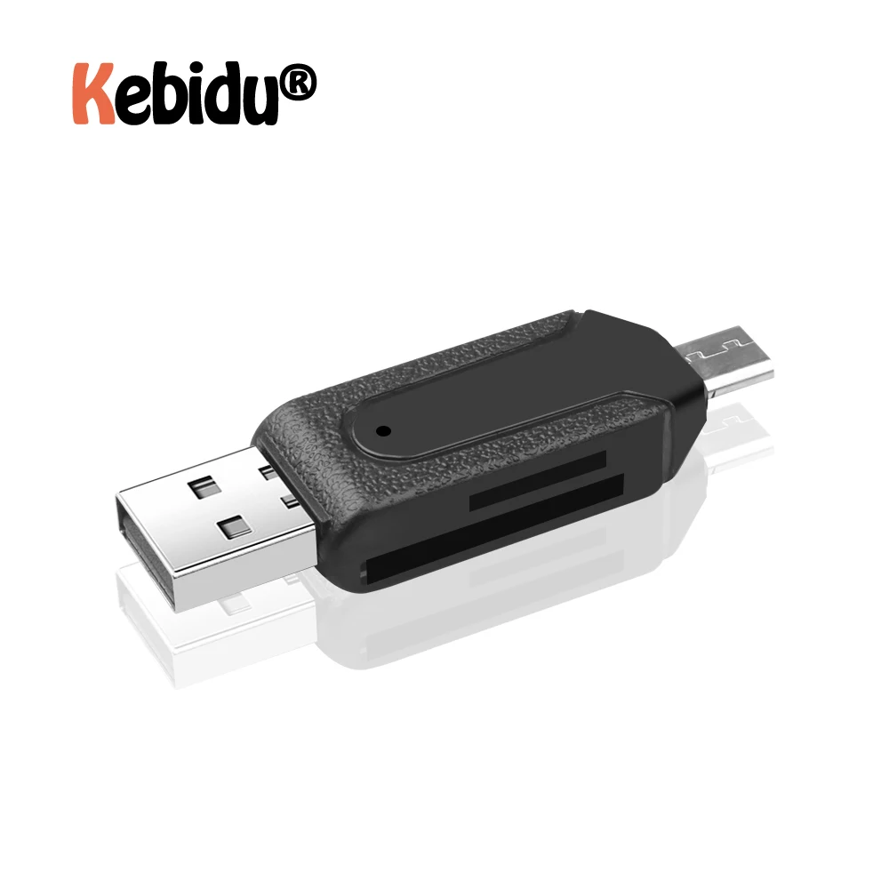 USB адаптер 2 в 1 OTG кардридер Micro TF/SD для телефонных удлинителей ПК|Картридеры| |