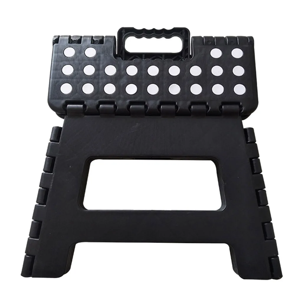 Foldable Step Stool Bench Plastic Adult Collapsible Foot Stool For Outdoor Rest