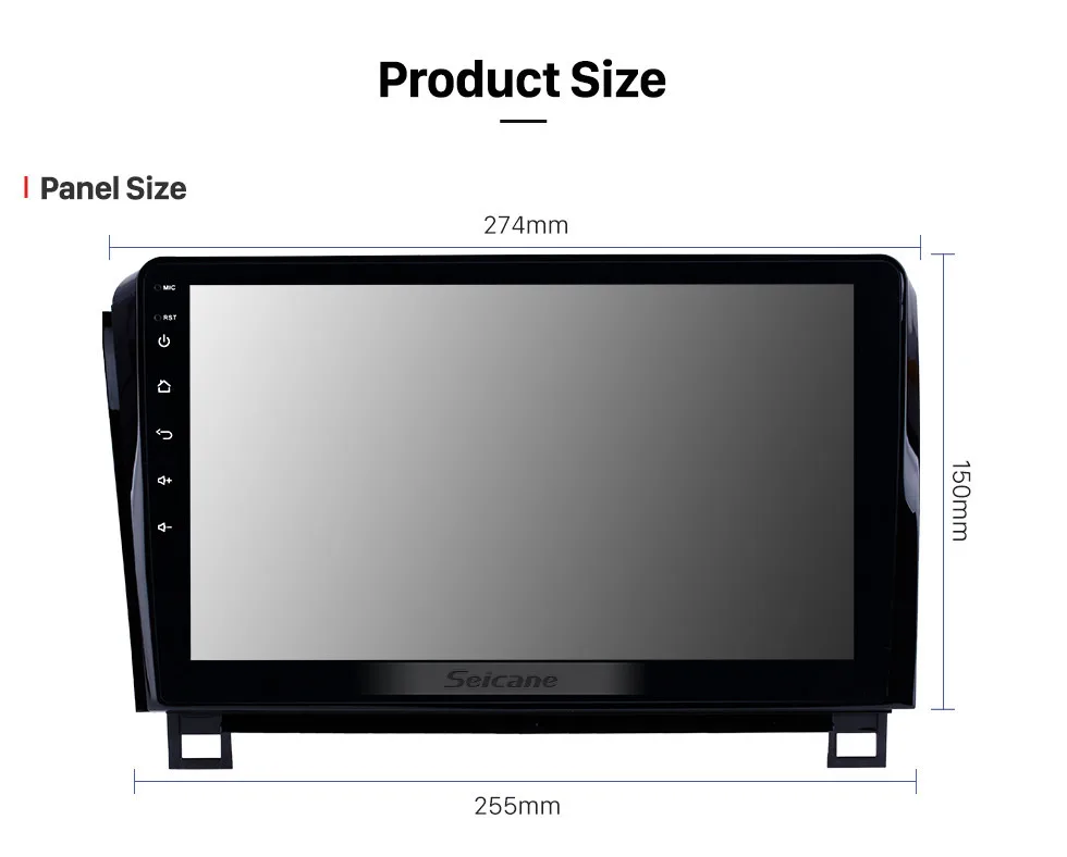 Clearance Seicane Android 9.0 Car AutoStereo GPS Navi 10.1 inch for 2006-2015 TOYOTA Sequoia Support Steering Wheel Control Carplay 15