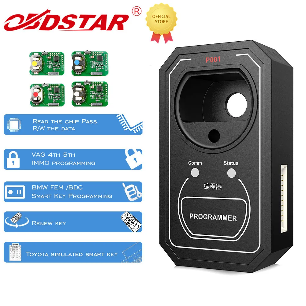 Программатор OBDSTAR P001 3 в 1 программатор с RFID и функцией обновления ключей EEPROM