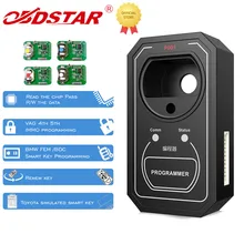 Obdstar p001 programador rfid & renovar chave & eeprom funções 3 em 1 trabalho com obdstar x300 dp mestre no lugar do adaptador rfid