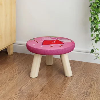 

Small stool solid wood home small chair in fashion shoes stool adult sofa low chair stool small wooden bench