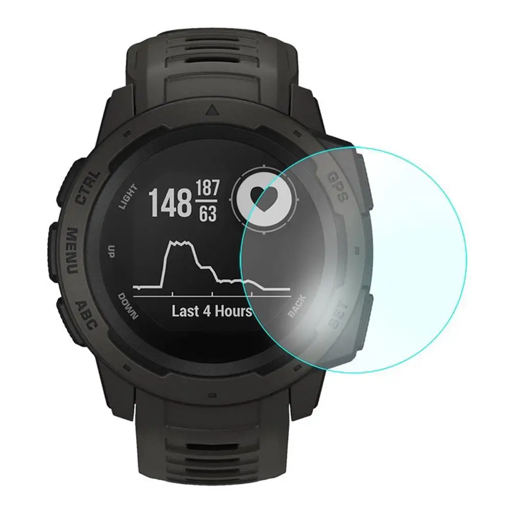 Ультратонкая защитная пленка из закаленного стекла для смарт часов Garmin