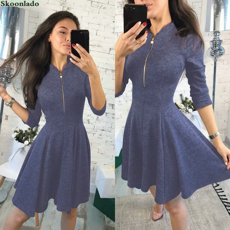 El más nuevo vestido de algodón para mujeres original extranjero marca famosa diseño casual vestidos a la moda para damas ropa delgada para mujeres chic - AliExpress Ropa de mujer