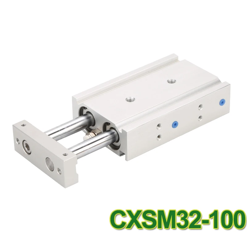 CXSM32-100 High quality double acting dual rod piston air pneumatic cylinder CXSM 32-100 32mm bore 100mm stroke slide bearing |