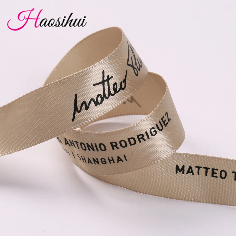 6mm-100mm Customized Printed Logo Ribbon Gift Packaging Satin Polyester Decoration 100yard/lot Ribbon Decoration Satin Ribbons Ribbon Supplies Wrapping Ribbon Polyester Ribbon Satin Ribbon