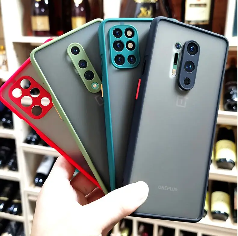 Матовый Прозрачный чехол для Oneplus 9 Pro 9R 6t 7 7t 8 8T Nord N10 N100 CE 5G силиконовая рамка