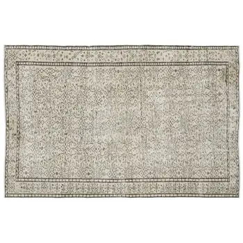 

Handmade Beige Vintage English English Area Rug 180x268 Cm-5'11''X8'10''