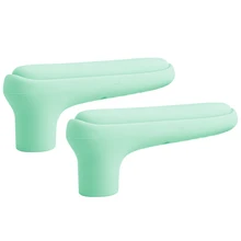 2 шт. детские защитные силиконовые ручки легко установить перчатки мягкие домашние противоскользящие утолщенные дверные ручки крышки