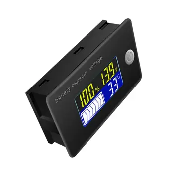 

10-100V Battery Capacity Indicator Voltmeter Universal Li-ion Lifepo4 Lead acid