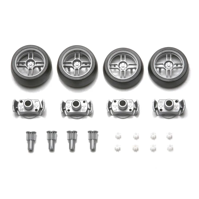 

Large Diameter 1-Way Wheels WT w/Offset Tread Tires 15387 Spare Parts for Tamiya Mini 4WD Racing Car Model