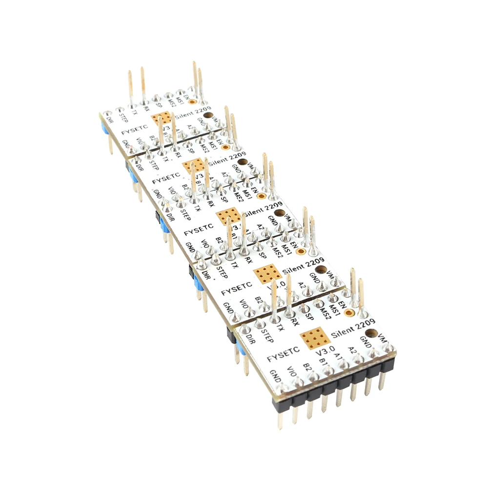 Pces Passo Motorista Varas Mudo 256 Microsteps Atual 2.8a Pico vs Tmc2208 5 Tmc2209 V3.0 Mod. 200315 9 Cheap Peças e acessórios em 3D