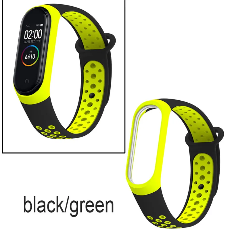 Для Mi Band 3/4 спортивный умный силиконовый браслет Eatch на запястье для Mi Band 3 ремешок аксессуары браслет