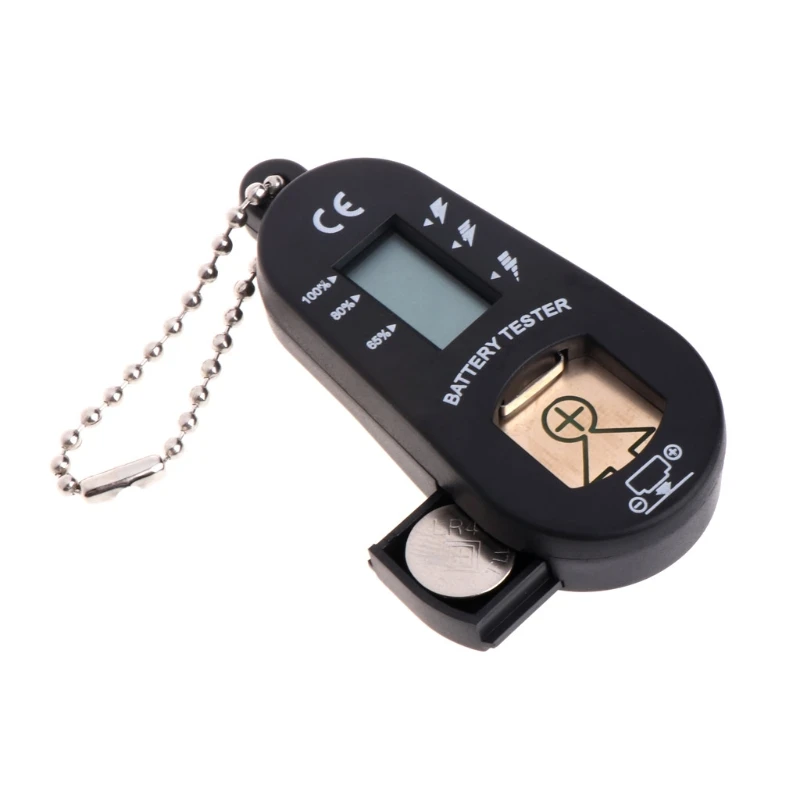Portable Hearing Aid Battery Tester Measuring Device Electric LCD Screen Hearing Aid Button Battery Power Indicator