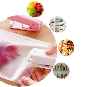 

Bag Clips Handheld Heat Sealing Machine Impulse Sealer Seal Packing Plastic Bag Kitchen Tool Home Use Portable
