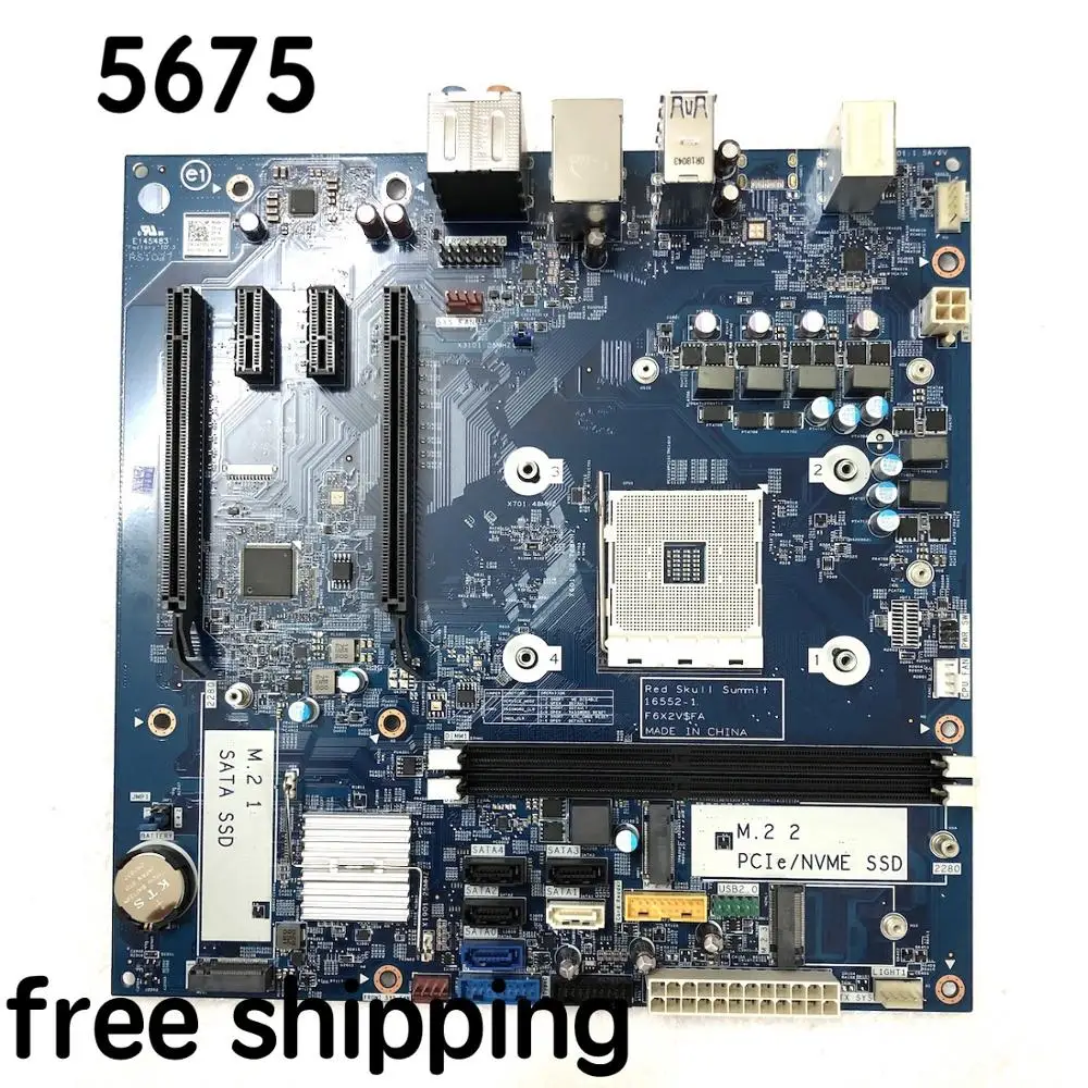 Материнская плата для настольного ПК DELL Inspiron MAX 5675 AM4 X370 DDR4 16552-1 F6X2V $ FA 100%
