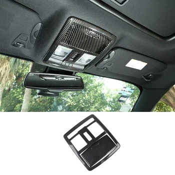 

Carbon Fiber Car Roof Reading Light Lamp Cover Trim for Dodge Challenger 2015-2020
