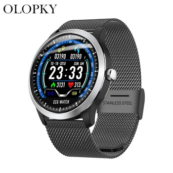 

2020 New ECG PPG Smart Watch Men IP67 Waterproof Sport Fitness Watch Heart Rate Monitor Blood Pressure Smartwatch For Men Clock