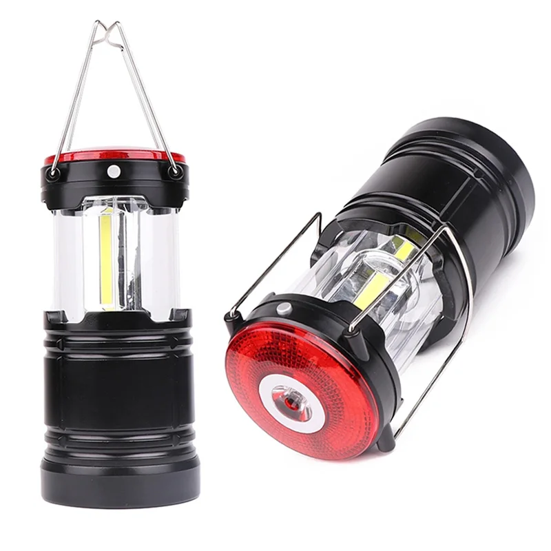 Светодиодный походный фонарь супер яркий красный свет водонепроницаемый магнитный Наружный свет аварийная лампа для кемпинга фонарики COB светодиодный светильник