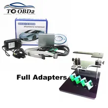 Alta qualidade quadro bdm adaptadores completos funciona para bdm programador adicionar bdm100 v1255 obd2 ecu programador bdm 100 ecu leitor pisca