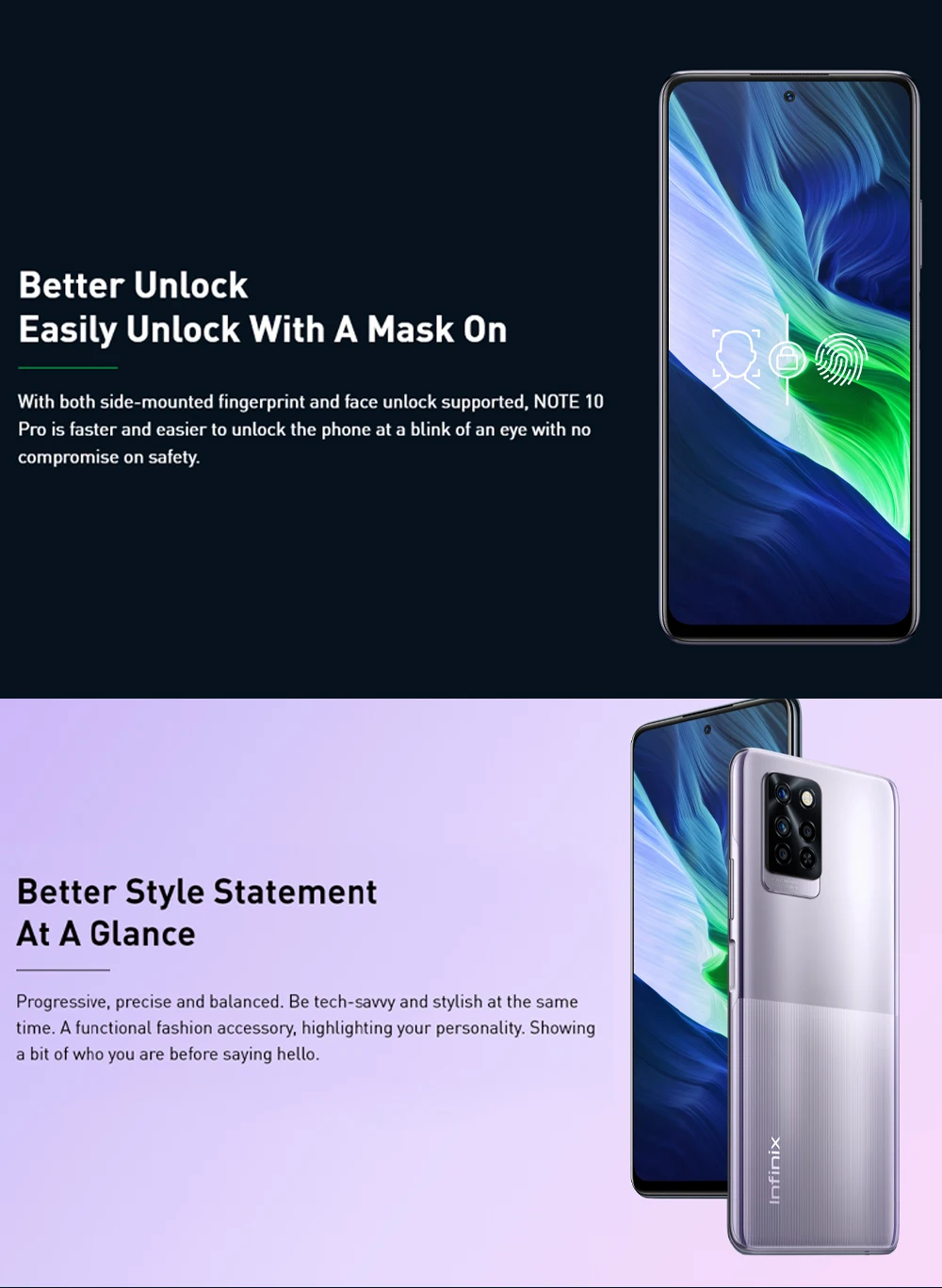 infinix new model mobile Global Version Infinix Note 10 Pro NFC Support 6.95'' Display Smartphone Helio G95 64MP Camera 33W Super Charge 5000 Battery cellphone infinix