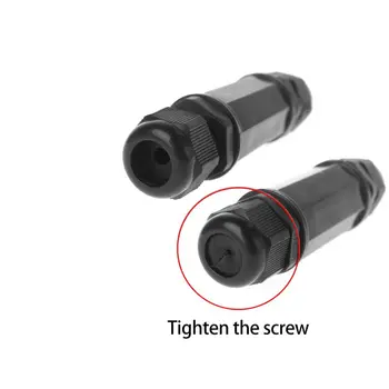 

New RJ45 Waterproof Connector IP67 Ethernet Network Cable Connector Double Head Outdoor LAN Coupler Adapter Female Cat5 6 7 8P8C