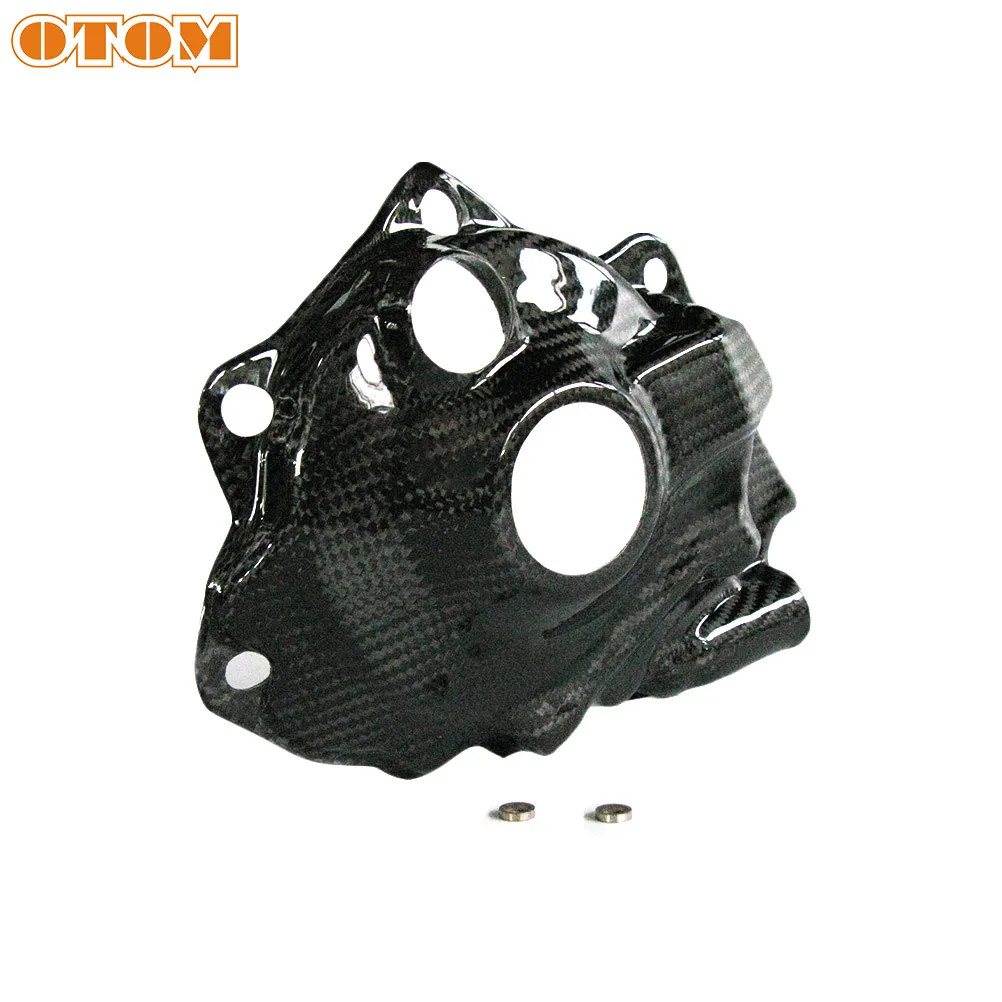 

OTOM Motorcycle Ignition Cover-CI15 Carbon Fiber Motocross Engine Case Stator Magneto Protector Shell For HONDA CRF250R 18-20