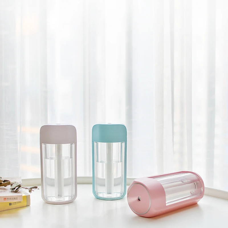 New F1 Humidifier Mini Ultrasonic Humidifiers Led Night Light Aroma Essential Oil Diffuser USB Fogger Car Air Freshener