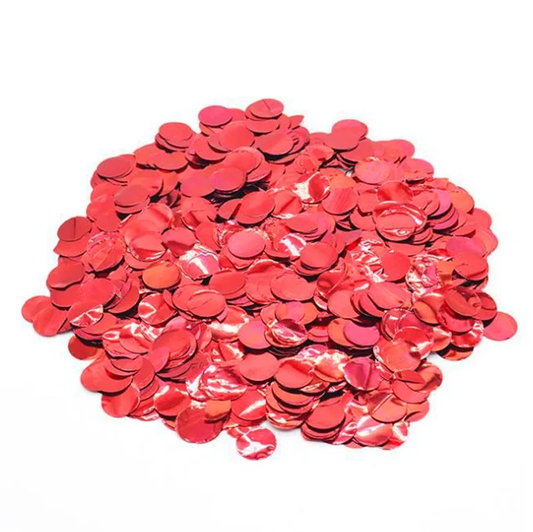 1 пакет 100 шт радужные цветные натуральные перья прозрачные bobo конфетти для воздушного шара аксессуары детские праздничные вечерние аранжировки - Цвет: Confetti red 10g