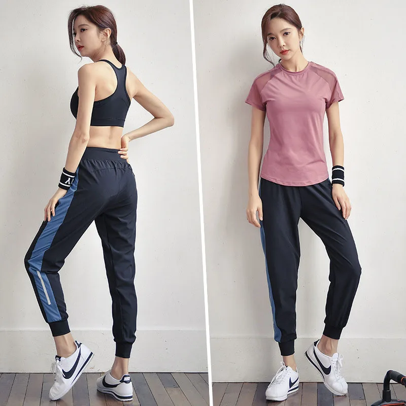 

Women's Yoga Suit 3 Pcs Set Fitness Clothing Sportswear For Female Workout Sports Clothes Athletic Running Yoga Gym Suit Sets