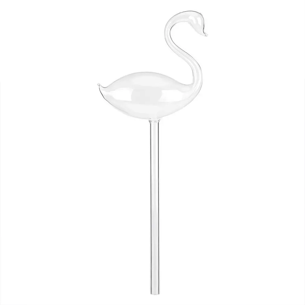 

Birds Shape Clear Glass Self Watering Durable Mini Transparent Plant Watering for Garden Plant Watering Device