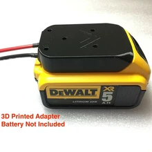 DeWALT 20 В Макс 18 в док-станция разъем питания 12 Калибр Роботизированная батарея адаптер модели: DCB184, DCB204, DCB205, DCB200, DCB203, DCB606