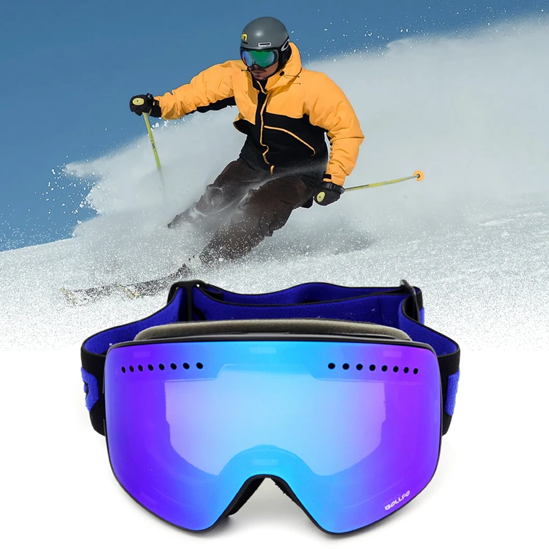 

Ski Goggles with Magnetic Lenses Skiing Anti-fog UV400 Snowboard Goggles Men Women Ski Glasses Eyewear snowmobile spectacles