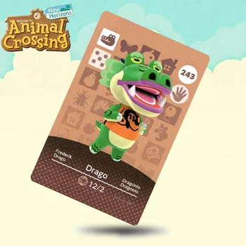 

243 Drago Animal Crossing Card Amiibo Cards Work for Switch NS 3DS Games