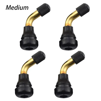 

4Pcs for Honda Kawasaki Brass Scooter Tyre Motorcycles Tyre s Stem 90 Degree Tire Snap-in Motorcycle Accessory