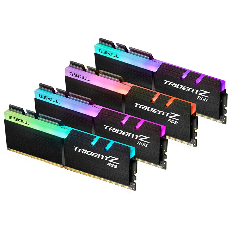 G. SKILL Trident RGB F4-3200C14Q-64GTZR DDR4 3200 C14 16G x 4 комплект памяти